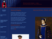 Tablet Screenshot of doctoralgown.com